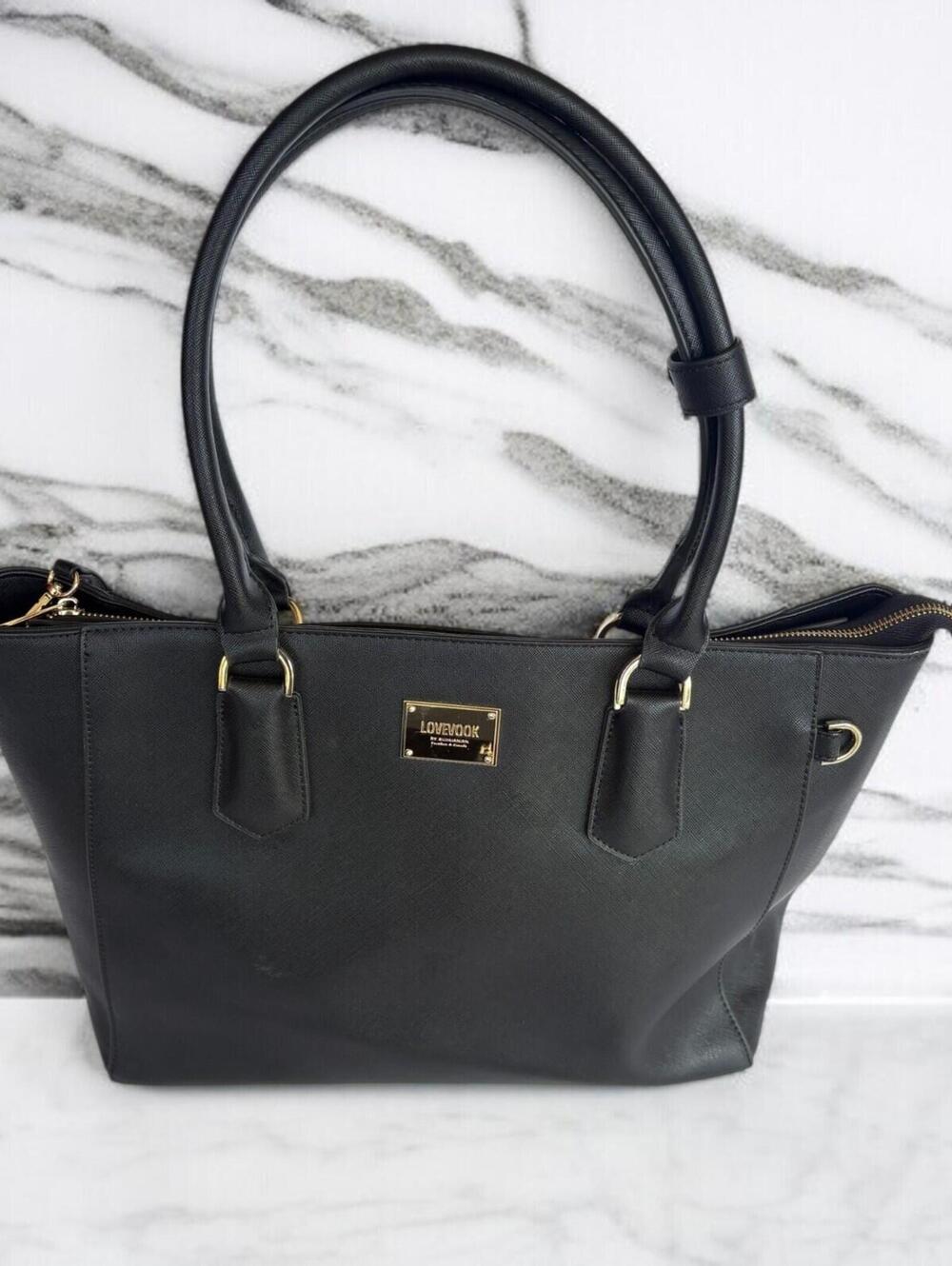 Lovevook Laptop Tote Bag for Women 17" Faux Leather Computer Bag